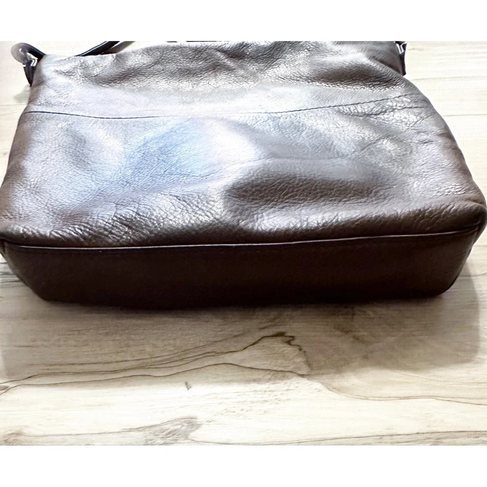 Margot New York Soft Brown Leather Crossbody Bag‎